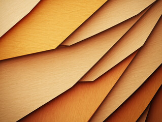 Obraz premium Layered wooden sheets in light shades, forming an abstract design with depth.