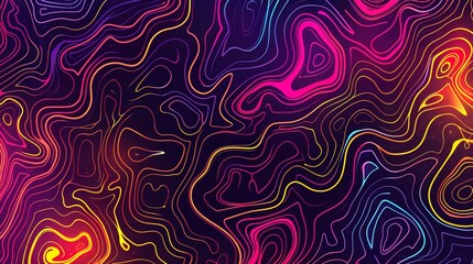 neon abstract pattern wallpaper
