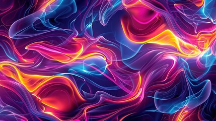 neon abstract pattern wallpaper