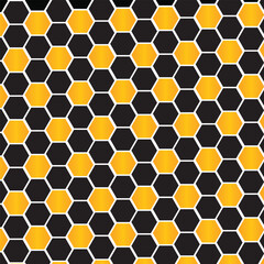 Beautiful Honey Bee Pattern and Vector 