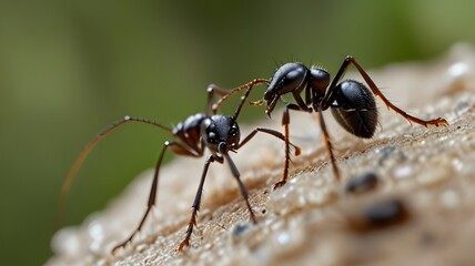 ant on a leaf