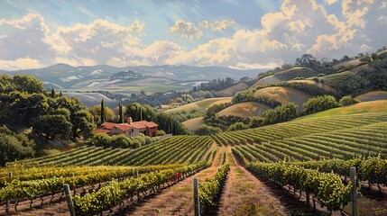 Hills and mountain wallpaper