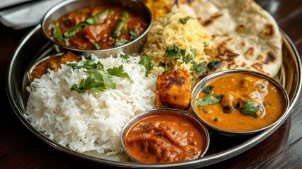 Indian thali 
