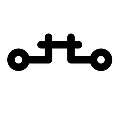 jumper, connection, pin, electrical, electronic outline icon