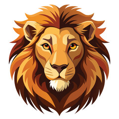 Lion head vector illustration