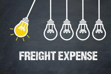 Fototapeta premium Freight Expense 