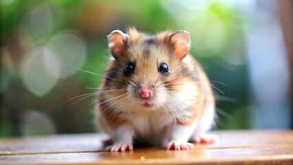 Fototapeta premium Cute Little hamster