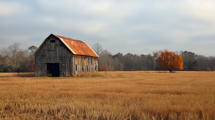Obraz premium rustic barn wallpaper