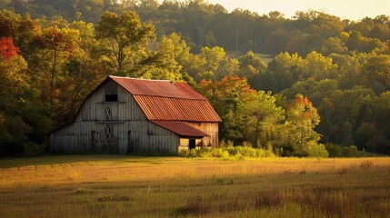 rustic barn wallpaper