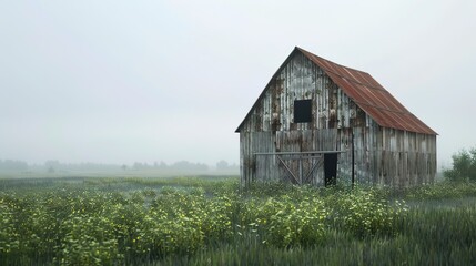 rustic barn wallpaper