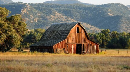 rustic barn wallpaper