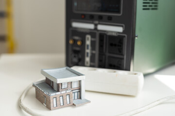 Fototapeta premium portable charging station, power technology Home