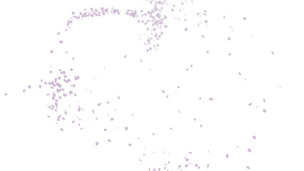 桜吹雪：桜の花びらイラスト	