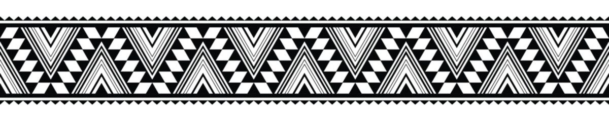 Ethnic border ornament. Geometric ethnic oriental seamless pattern. Stripe vector illustration. Native American Mexican African Indian tribal style. Design border, textile, fabric, clothing, carpet.
