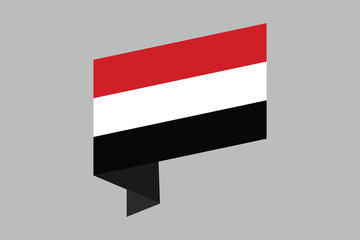 Yemen flag, The flag of Yemen, Yemen national flag, Yemen flag vector illustration
