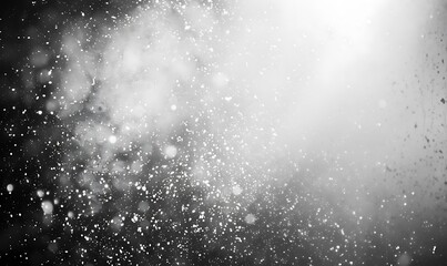 Obraz premium drops on the window with gray sky in the background and the blurred city. drops of water on the glass. drops