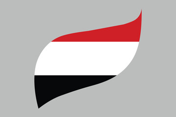 Yemen flag, The flag of Yemen, Yemen national flag, Yemen flag vector illustration

