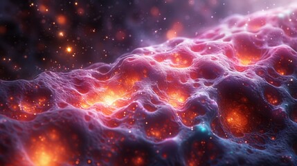 A phase-contrast micrograph of cardiac endothelial progenitor cells, demonstrating their migratory behavior and colony formation potential, essential for