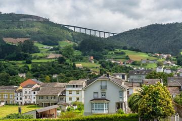 Views of the town of Mondonedo, on the Camino de Santiago de los peregrinos, Galicia