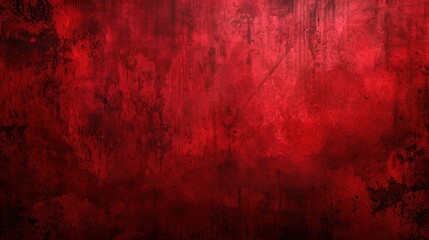 Vibrant Red Plain Background. Abstract Textured Design Concept
