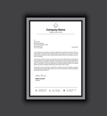 corporate modern letterhead design template. creative modern letterhead design template for your business. letterhead, letterhead, simple minimal letterhead design.