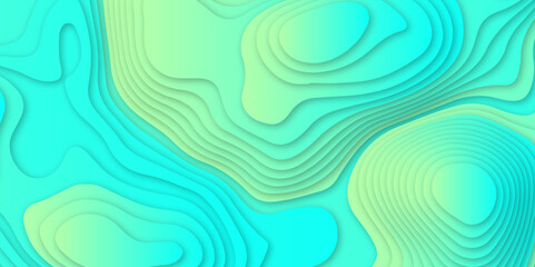 Abstract colorful gradient papercut pattern background design .3d wave paper texture vector illustration .seamless fabric waves lines backdrop .Beautiful modern Papercut style elegant fluid background