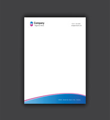 corporate modern letterhead design template. creative modern letterhead design template for your business. letterhead, letterhead, simple minimal letterhead design.