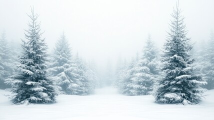 Fototapeta premium Snowy Forest