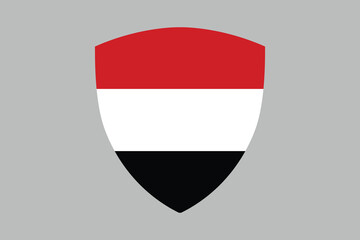 Yemen flag sign, Yemen national flag, Yemen flag vector illustration
