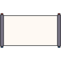 전통 명절 두루마리 족자