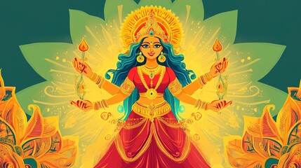 India's religious festival of Notre Dame,generated with AI.