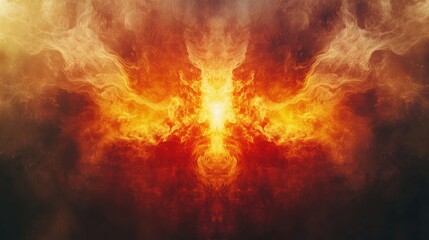 Fototapeta premium Abstract Fire and Smoke