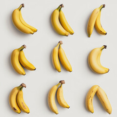bananas on a clean white background.
