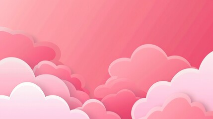 Stunning Pink Minimal Cloud Background: A Dreamy and Elegant Visual Delight. Showcasing the Softness and Charm