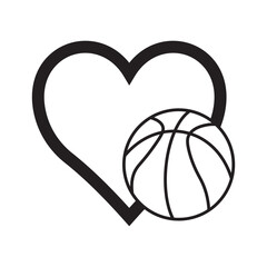 Basketball ball vector icons set. Basketball ball isolated silhouette vector. basketball Vector illustration.