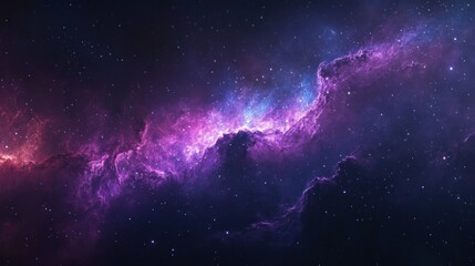 Obraz premium Cosmic Nebula: A Symphony of Colors in Deep Space