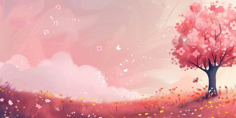 Pretty Pink Girly Background. Cute and Detailed Background for Girls