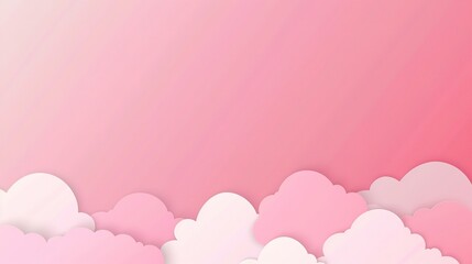 Stunning Pink Minimal Cloud Background: A Dreamy and Elegant Visual Delight. Showcasing the Softness and Charm