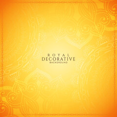 Classic ethnic floral frame decorative royal background