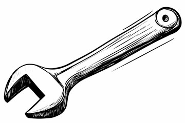 Obraz premium Children's coloring book with various tools for entertainment and learning, in the style of coloring, hammer, pliers