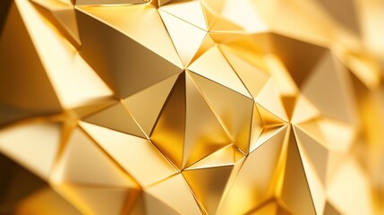 Abstract Gold Geometric Pattern