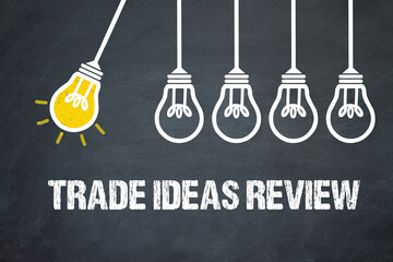 Fototapeta premium Trade Ideas Review 