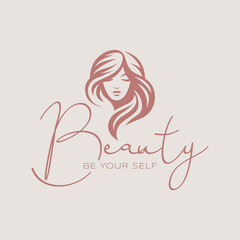 Luxurious Beauty Salon and Spa Logo Template