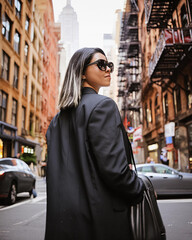 Chic Contemplation in Urban Mood