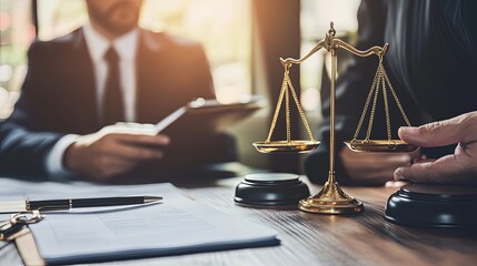 "Elite Legal Consultation: Seasoned Attorney Advising Client in Prestigious Law Firm, Meticulous Review of Legal Documents, Ensuring Accuracy and Compliance"

