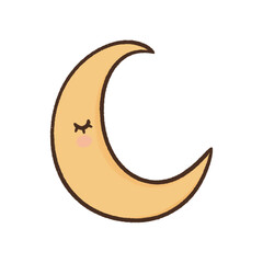 illustration of a moon