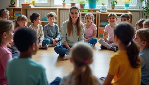 Teacher Engages Students with Fun and Interactive Classroom Activity