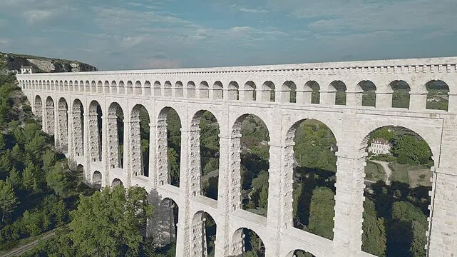 The Roquefavour Aqueduct near Aix-en-Provence (France)