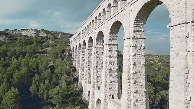The Roquefavour Aqueduct near Aix-en-Provence (France)