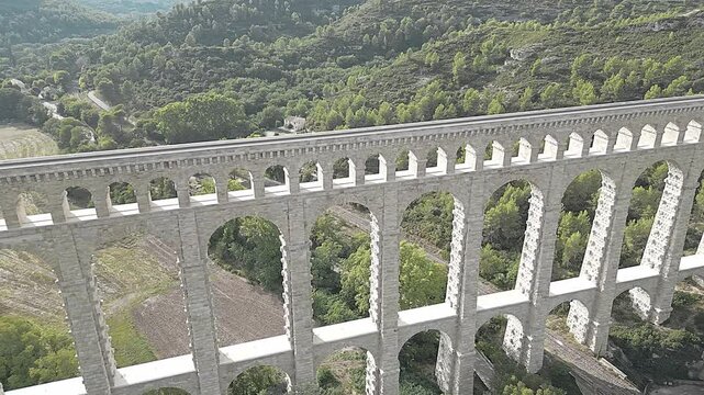 The Roquefavour Aqueduct near Aix-en-Provence (France)
